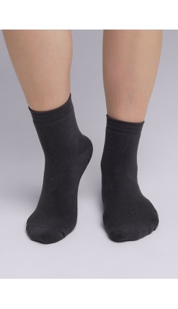 CLE Носки дет.С205П 24 база плюш, т.серый