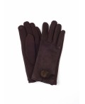CLE Перчатки жен. GE05 сенс, т.коричневый