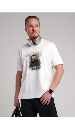 CLE Футболка муж. 452646/21эф_п, молочный