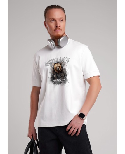 CLE Футболка муж. 452646/21эф_п, молочный