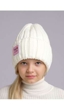 CLE Шапка дет. 433889ап флис, белый