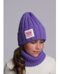 CLE Шапка дет. 433889ап флис, фиолетовый