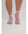 CLES Носки жен.L2004 market line сетка, т.розовый
