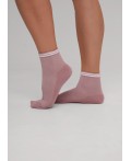 CLES Носки жен.L2004 market line сетка, т.розовый