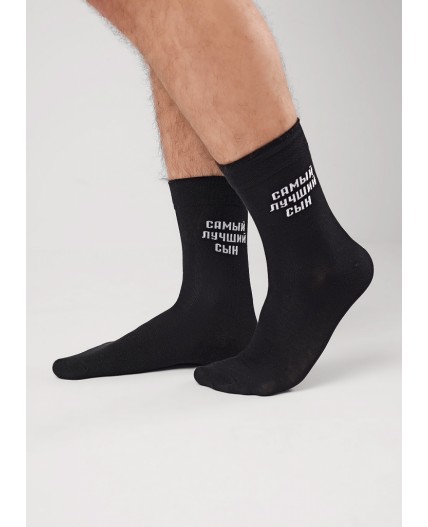 ЭЙС Носки муж.А928 23Ф хл+эл, чёрный