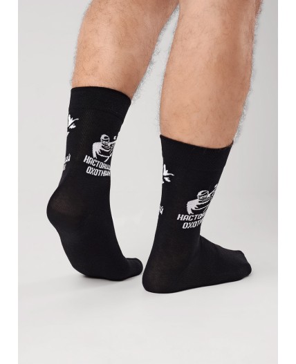 ЭЙС Носки муж.А930 23Ф хл+эл, чёрный
