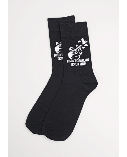 ЭЙС Носки муж.А930 23Ф хл+эл, чёрный