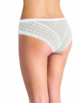 CLE BR819 Трусы жен. Кружево хлопок, белый