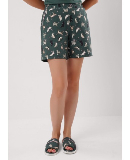 CLE LP15-1208 Набор одежды жен. Лапка, зелёный/молочный