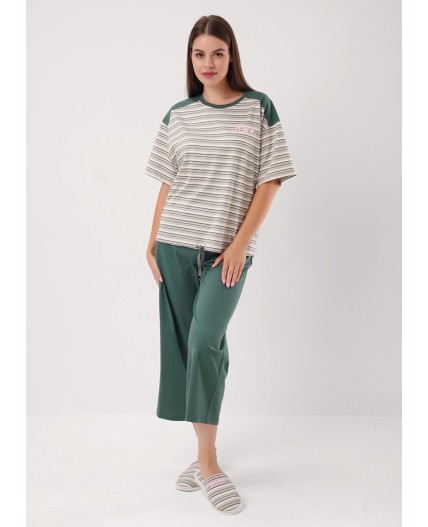 CLE LP15-1208/2 Набор одежды жен. Лапка, оливковый/зелёный