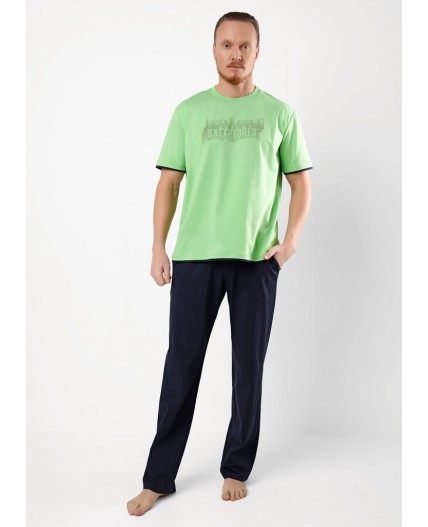 CLE MHP560112/2 Набор одежды муж., св.зелёный/т.синий