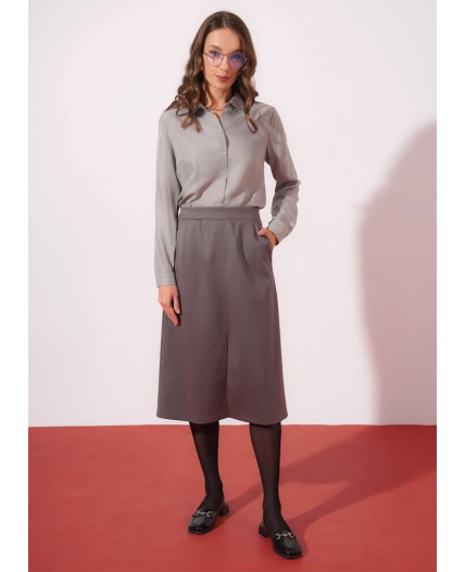 CLE Блузка жен. 263260/196шп, серый