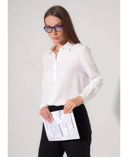 CLE Блузка жен. 363260шп, молочный