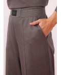 CLE Брюки жен. 267099/196д, кофейный/т.серый