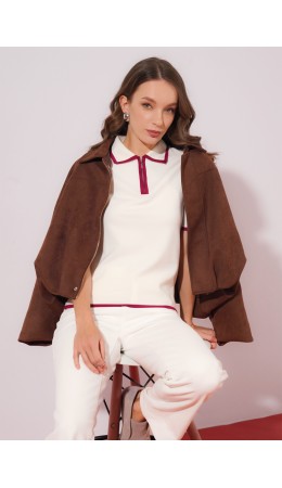 CLE Джемпер жен. 264634/196вп, молочный