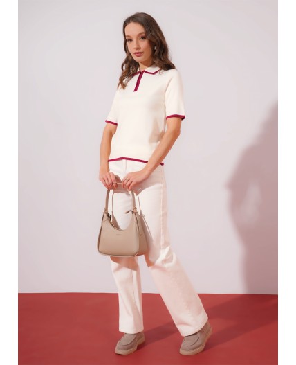 CLE Джемпер жен. 264634/196вп, молочный