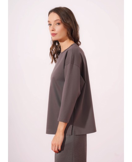 CLE Джемпер жен. 267081/196и_п, кофейный