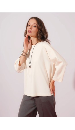 CLE Джемпер жен. 267081/196и_п, молочный