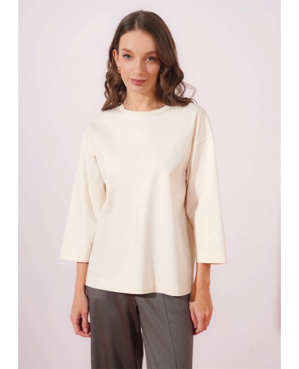 CLE Джемпер жен. 267081/196и_п, молочный