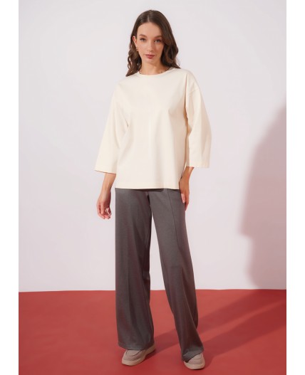 CLE Джемпер жен. 267081/196и_п, молочный