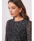 CLE Джемпер жен. 267083/196емн, чёрный/св.бежевый