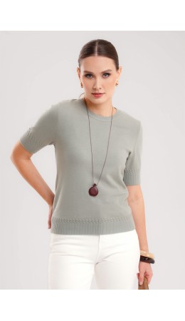 CLE Джемпер жен. 364610вн, св.хаки