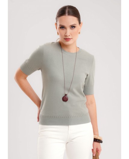 CLE Джемпер жен. 364610вн, св.хаки