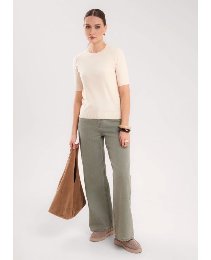 CLE Джемпер жен. 364610вн, молочный