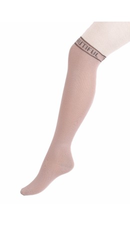 CLE Колготки дет.КД1303 116-128 дев хл+эл, молочный/бежевый