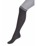 CLE Колготки дет.КД1303 92-110 дев хл+эл, св.серый/т.серый