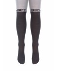 CLE Колготки дет.КД1303 92-110 дев хл+эл, св.серый/т.серый