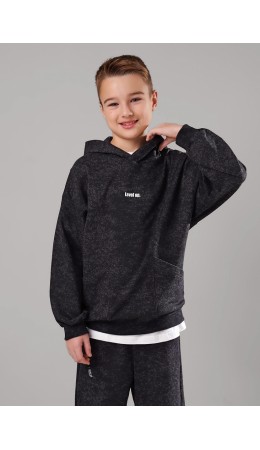 CLE Куртка мал. 867300/10ун_п, т.серый/чёрный