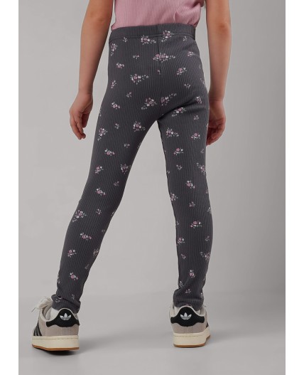 CLE Лосины дев. 866892шлн, т.серый/св.зелёный