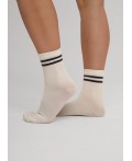 CLE Носки жен.Д2016 fashion база хл+эл, молочный