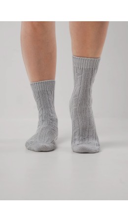 CLE Носки жен.Д681Х зима fashion, св.серый