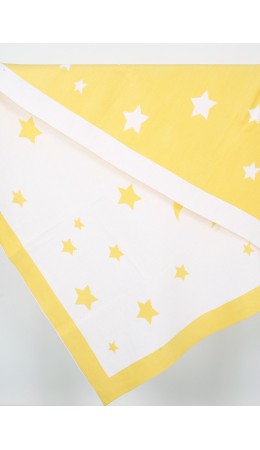 CLE Покрывало 451014ак 130*100, жёлтый/белый