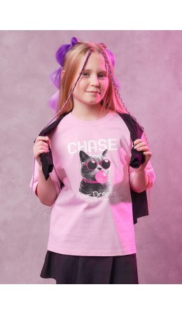 CLE Футболка дев. 866885/11кд_п, розовый