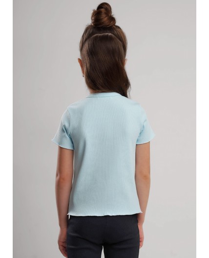 CLE Футболка дев. 867279шл, св.голубой