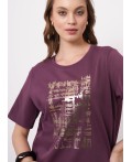 CLE Футболка жен. 266682кдт_п, сливовый