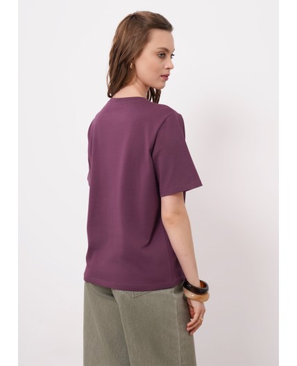 CLE Футболка жен. 266682кдт_п, сливовый