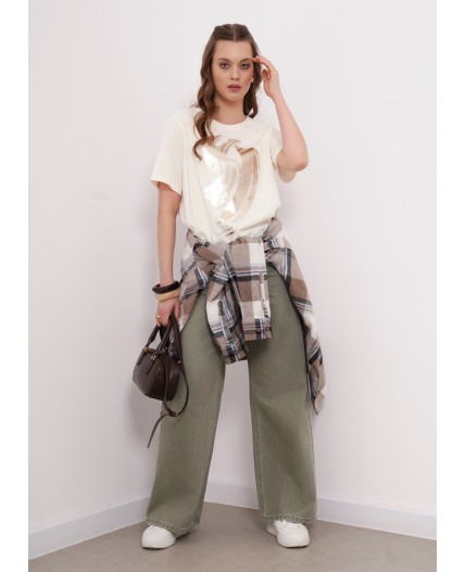 CLE Футболка жен. 266682кдт_п, молочный