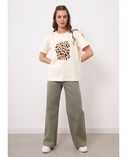 CLE Футболка жен. 266735кдт_п, молочный