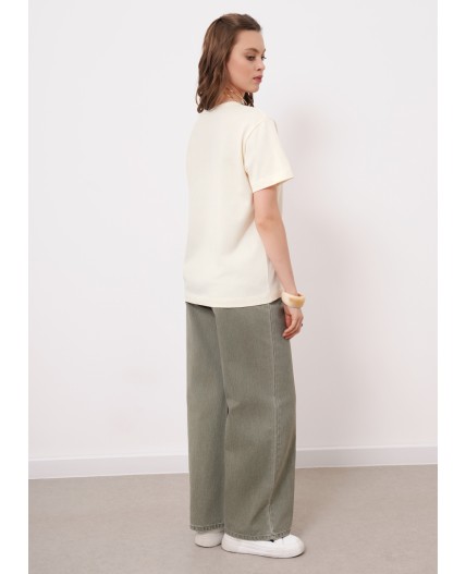 CLE Футболка жен. 266735кдт_п, молочный