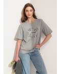 CLE Футболка жен. 266927кд_п2, серый