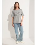 CLE Футболка жен. 266927кд_п2, серый
