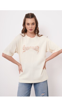 CLE Футболка жен. 267060кдт_п, молочный