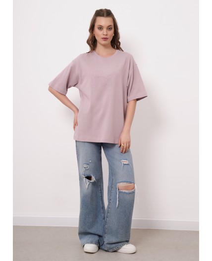 CLE Футболка жен. 267060кдт_п, св.розовый