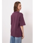 CLE Футболка жен. 267060кдт_п, сливовый