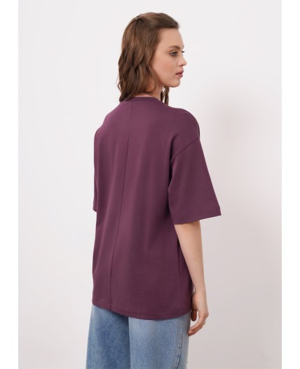 CLE Футболка жен. 267060кдт_п, сливовый