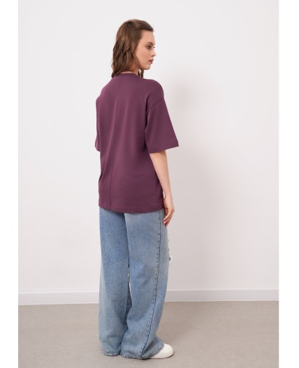 CLE Футболка жен. 267060кдт_п, сливовый